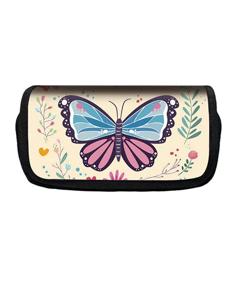 Butterfly Pen Holder Stationery Storage Bag-Himinee.com