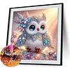 (US Only)Owl - Diamond Painting - Partial Special Shaped Drill (Canvas|30*30cm)