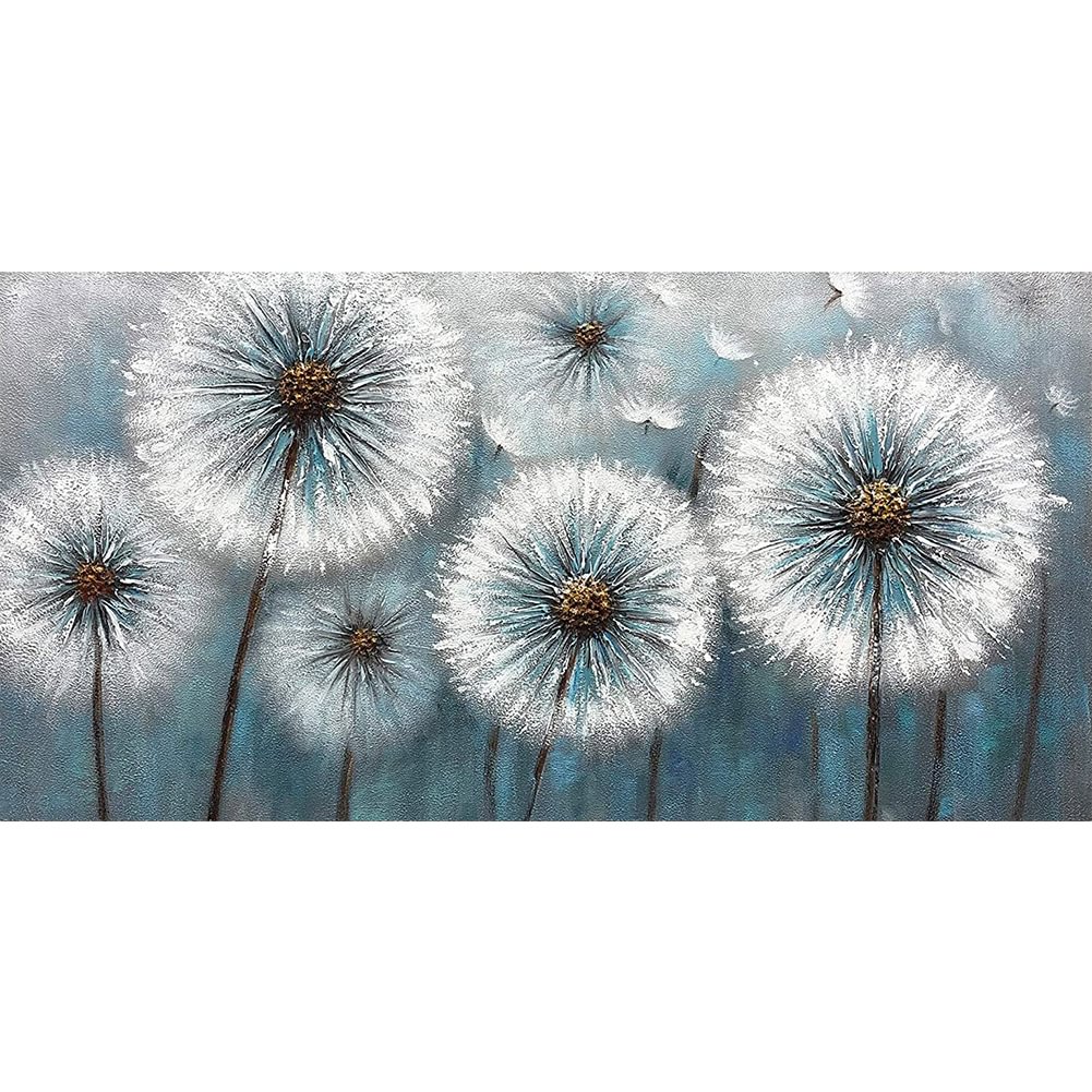 Dandelion In Car - Full Round - Diamond Painting