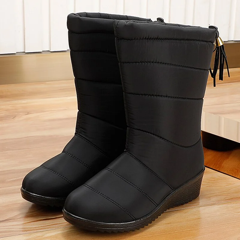 Boots Women Winter Snow Boots Female Tassel Down Girls Ankle Boots Ladies Botas Shoes Woman Warm Fur Botas Mujer 2021