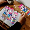 4Pcs Katzenbuch - 5d DIY Handwerk Lesezeichen