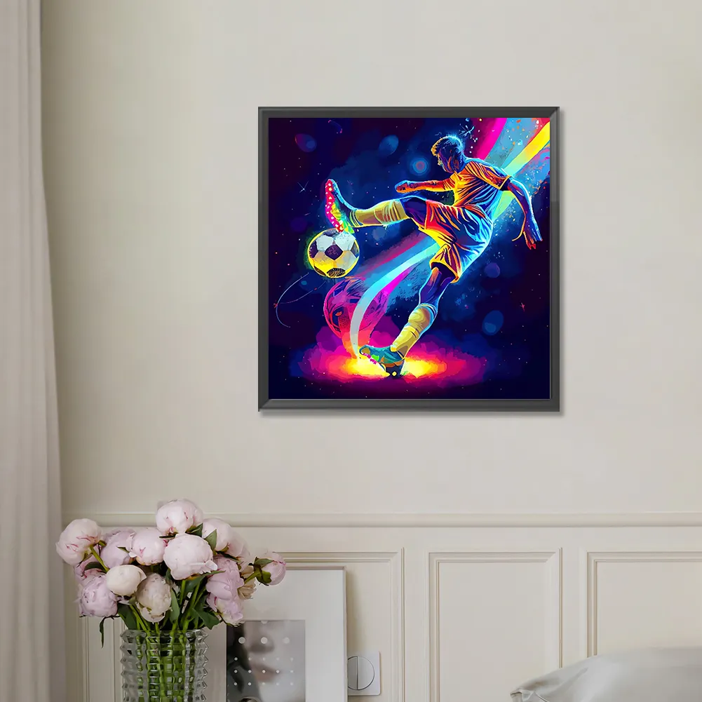 Diamond Painting - Full Round Drill - Soccer(Canvas|30*30cm)