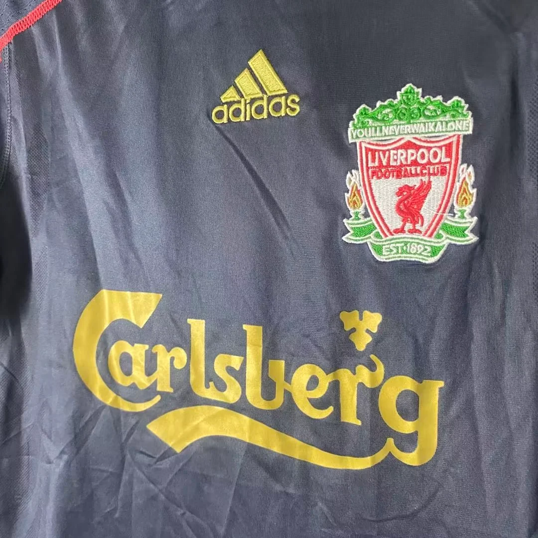 Retro 2009-2010 Liverpool Away Football Shirt Thai Quality
