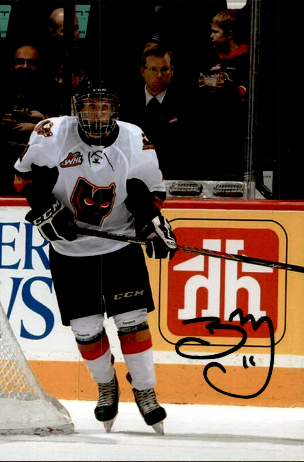 Beck Malenstyn SIGNED autographed 4x6 Photo Poster painting CALGARY HITMEN / WASHINGTON CAPITALS