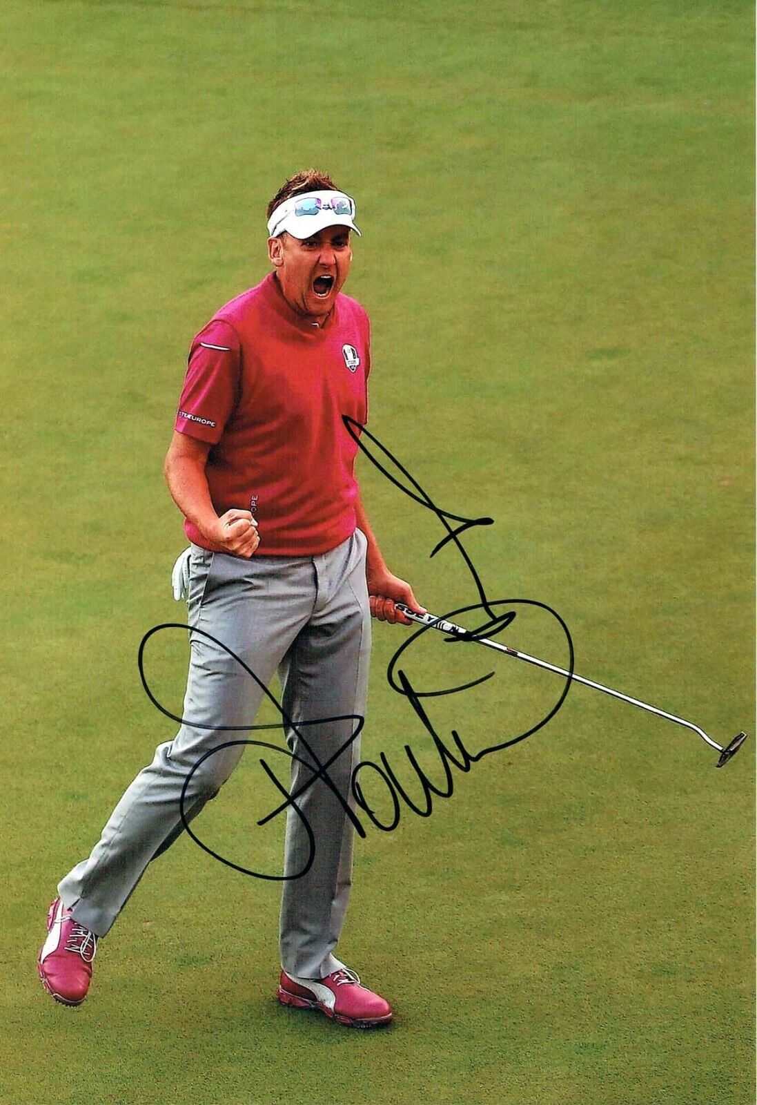 Ian POULTER SIGNED Autograph Ryder Cup Golfing Legend Photo Poster painting AFTAL RD COA