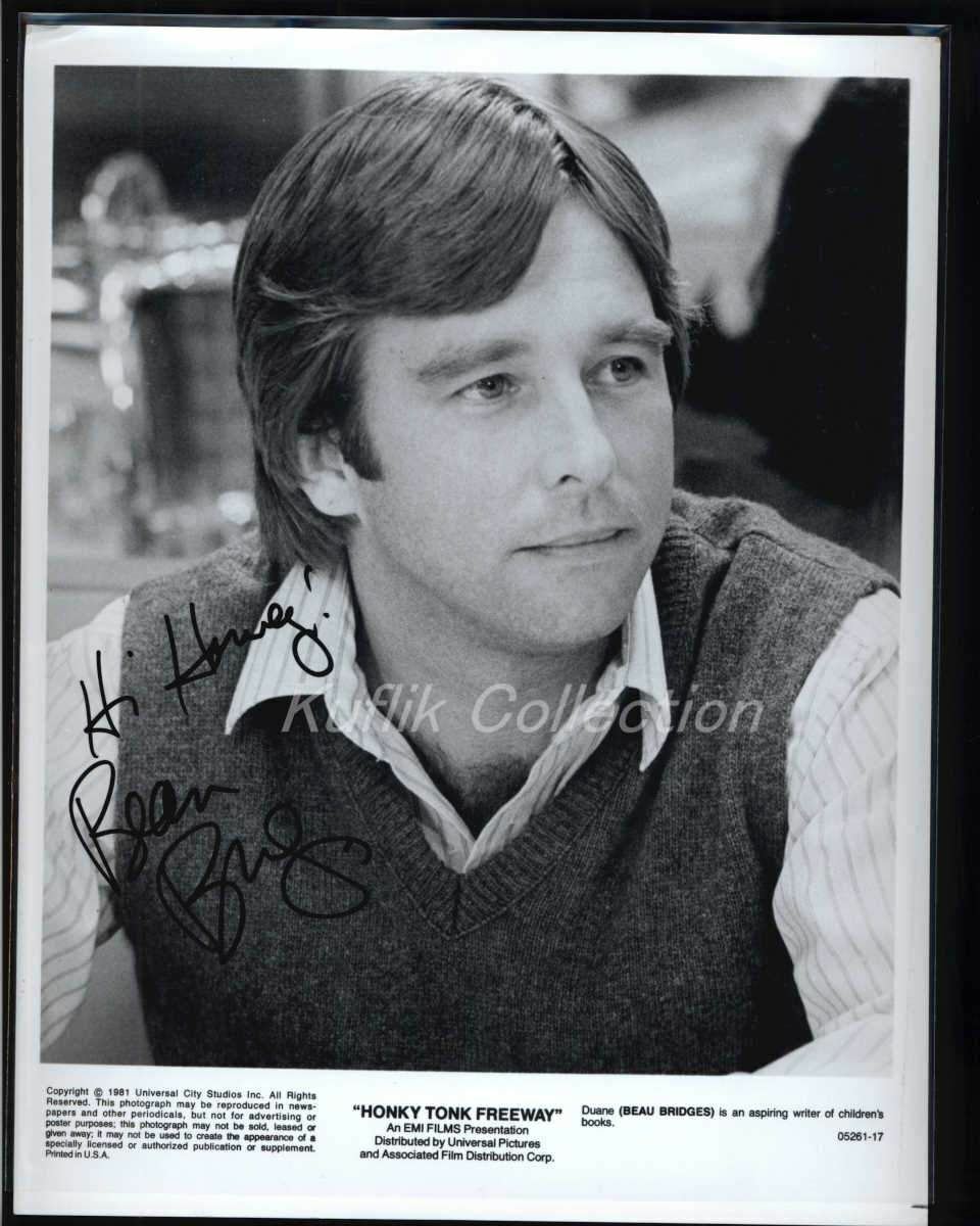 Beau Bridges - Signed Autograph Movie Still