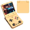 Foldable Retro Handheld Game Console 3.4 Inch IPS Screen 3000mAh Battery Flip Design Portable Pocket Arcade (TF Card Is Not Included)