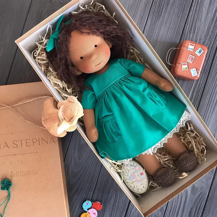 Handmade Waldorf Doll - Paisley