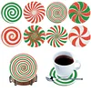 8Pcs Diamond Painting Wooden Candy Coaster Diamond Art Kit w/ Holder No-Slip Decor