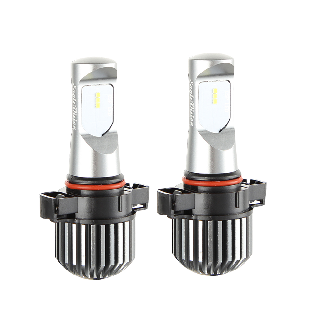 

EV10 2pcs CSP LED Car Headlight Fog Lamp Bulbs Low Beam Bulbs, 5202/5201, 501 Original