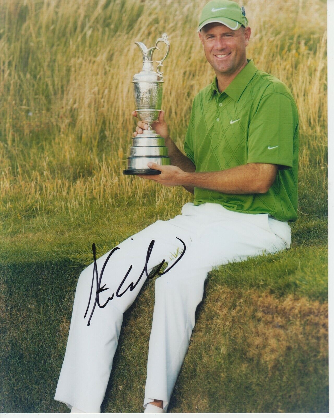 Stewart Cink 2009 British Open 8x10 Signed w/ COA Golf #1