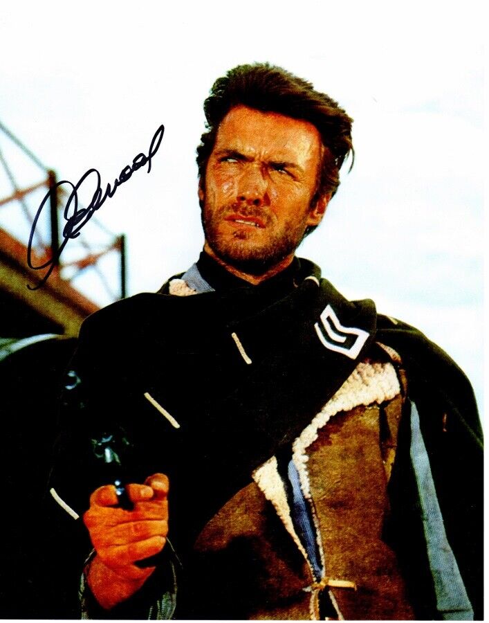 Clint Eastwood Signed - Autographed A Fist Full of Dollars 11x14 inch Photo Poster painting