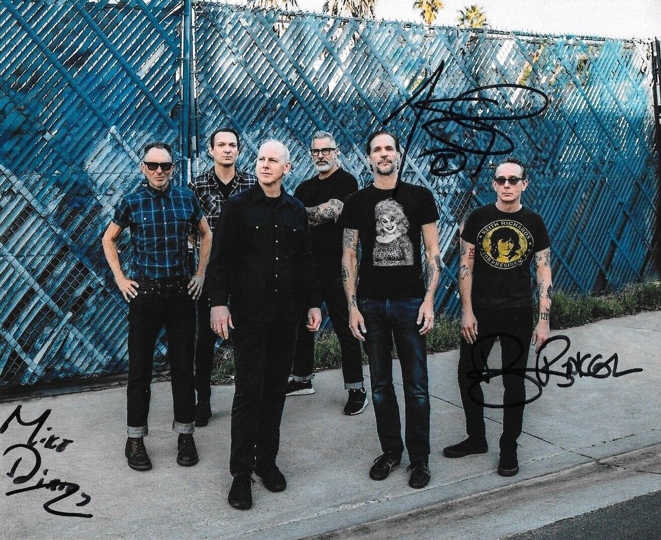 * BAD RELIGION * signed 8x10 Photo Poster painting * BENTLEY, BAKER & DIMKICH * 4