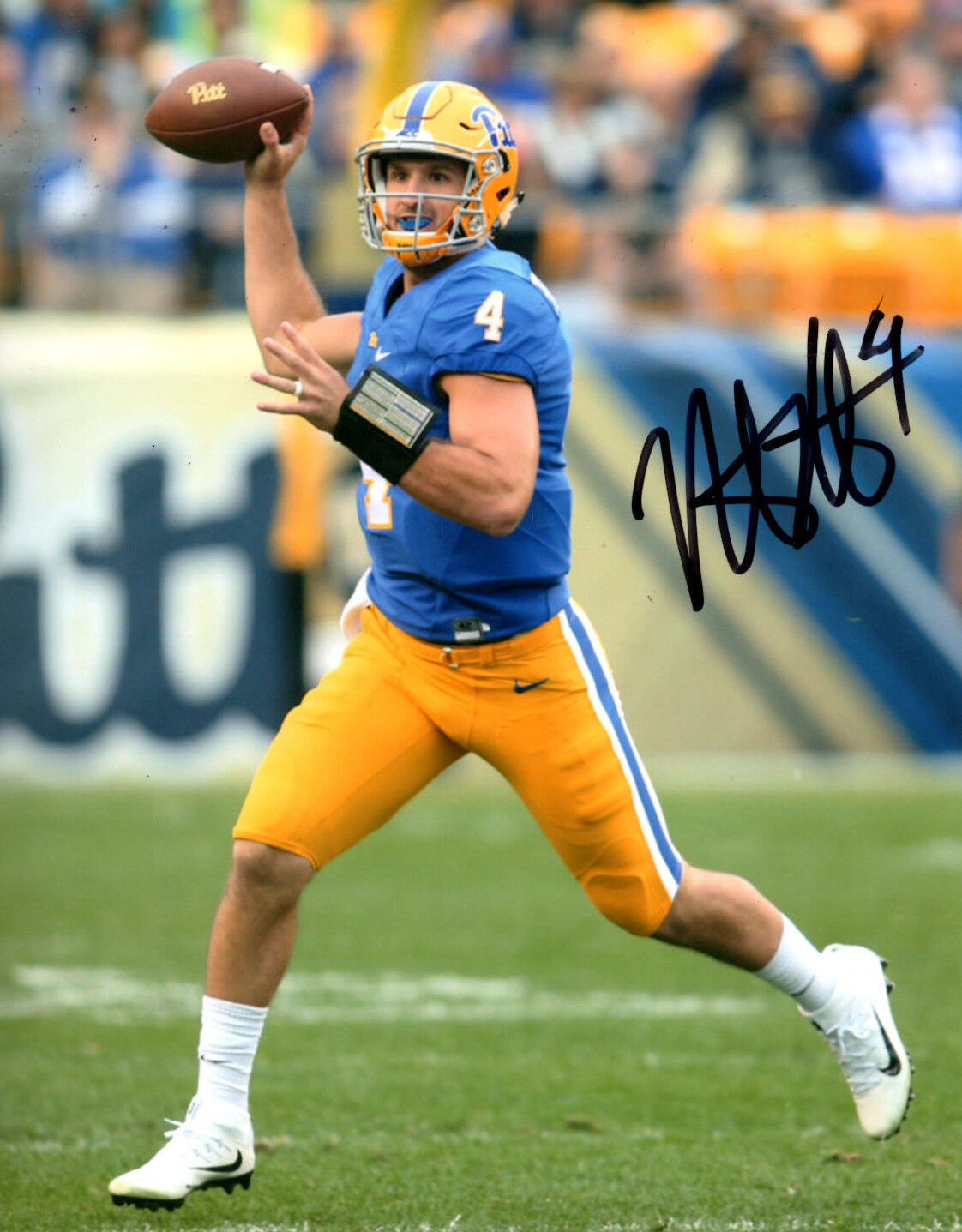 Nathan Peterman Pittsburgh Panthers Pitt signed autographed 8x10 football Photo Poster painting!