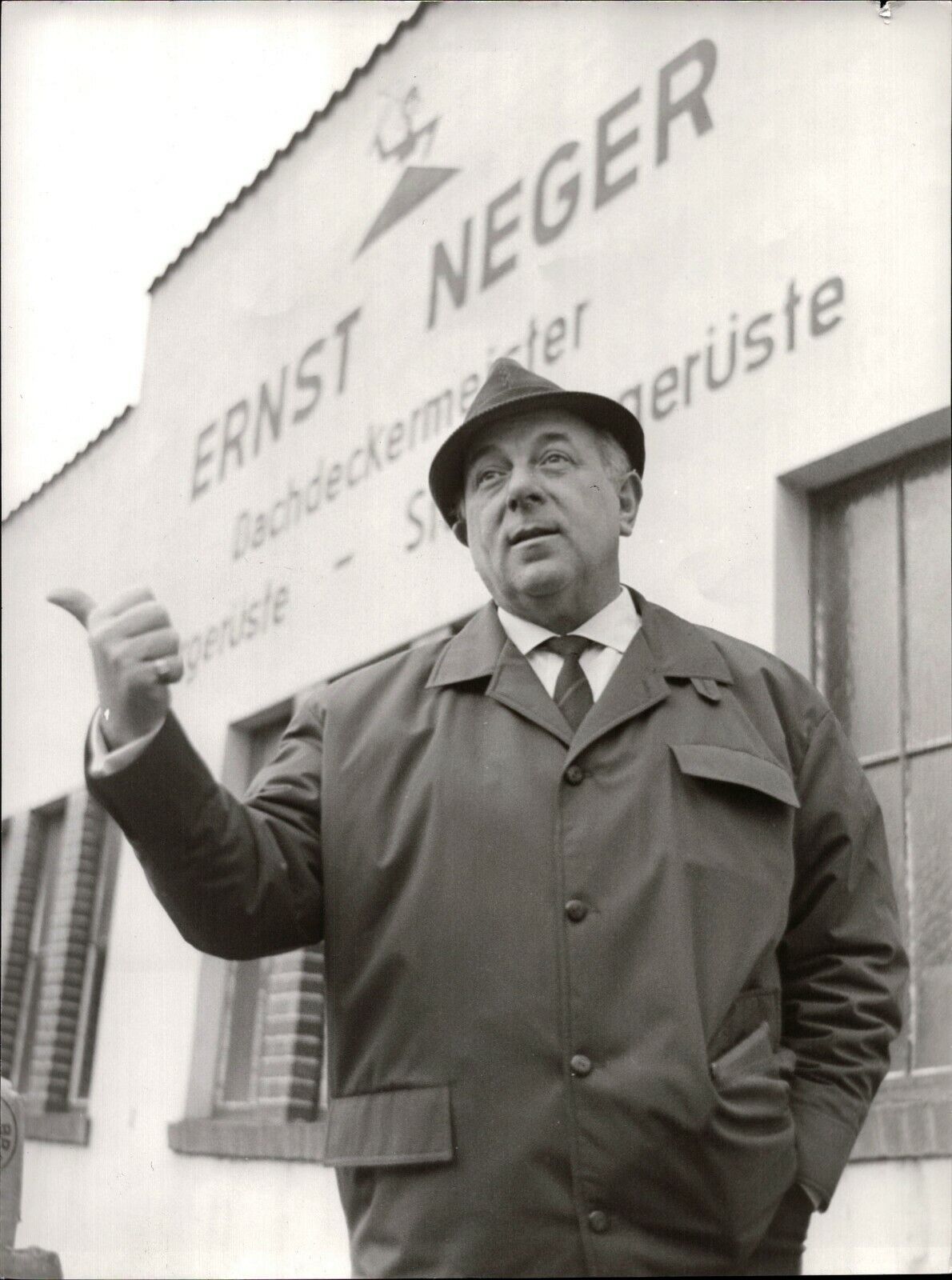 Ernst Neger - Vintage Press Photo Poster painting Norbert Unfried (U-9116