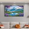 Diamond Painting-DIY Full Round Drill Mountain Peak(70*40 CM)