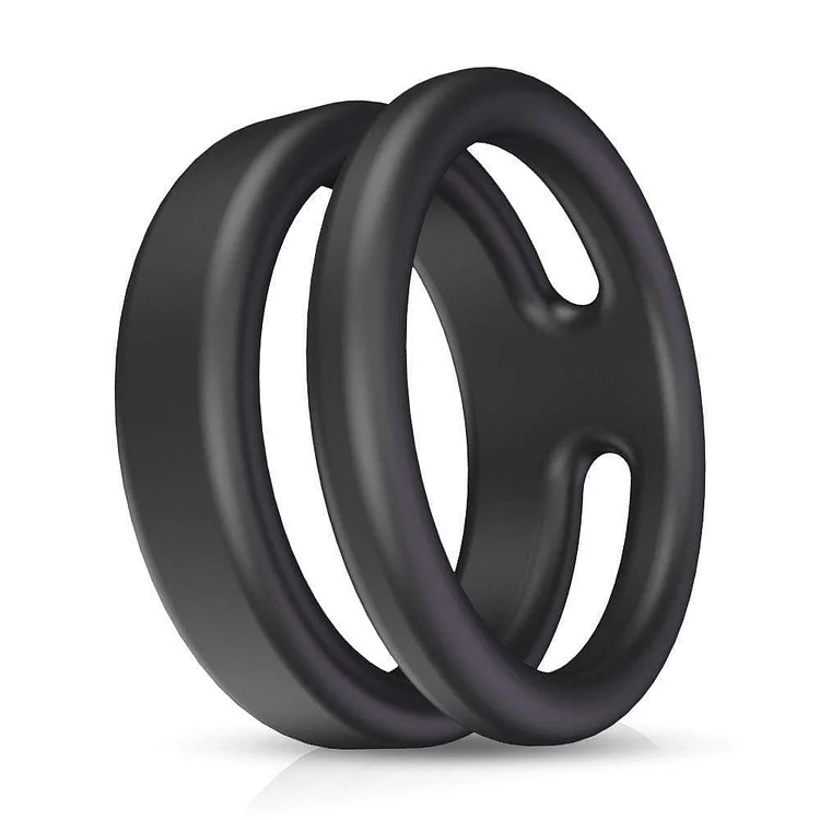 S-HANDE Silicone Erection Enhancing  Dual Penis Ring