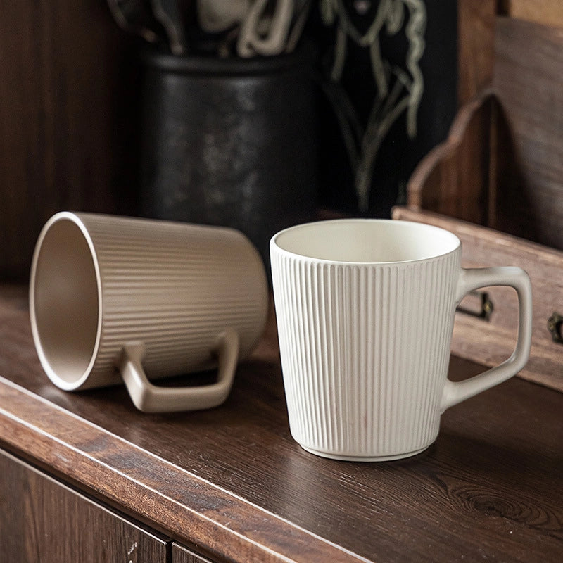 Casual Retro Solid Color Ceramics Mug 1 Piece