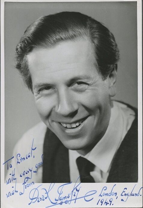 British Actor DEREK TANSLEY Vintage Signed Photo Poster painting - 1949