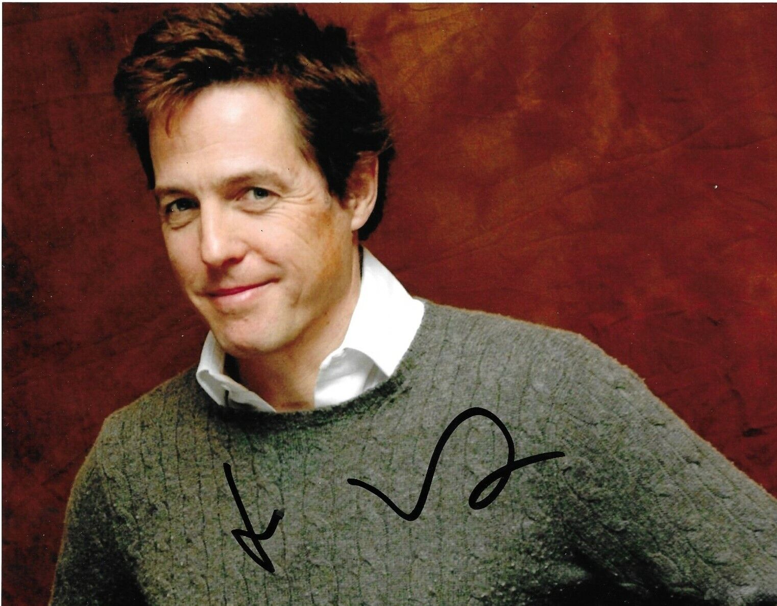 Hugh Grant Signed 10x8 Photo Poster painting AFTAL