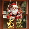 Kit de pendentif de peinture acrylique &agrave; un seul c&ocirc;t&eacute; de No&euml;l 20 cm
