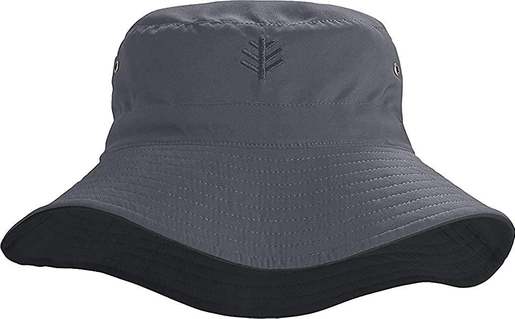 UPF 50+ Men's Women's Landon Reversible Bucket Hat - Sun Protective