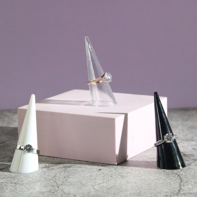 Minimalist Solid Color Plastic Jewelry Rack