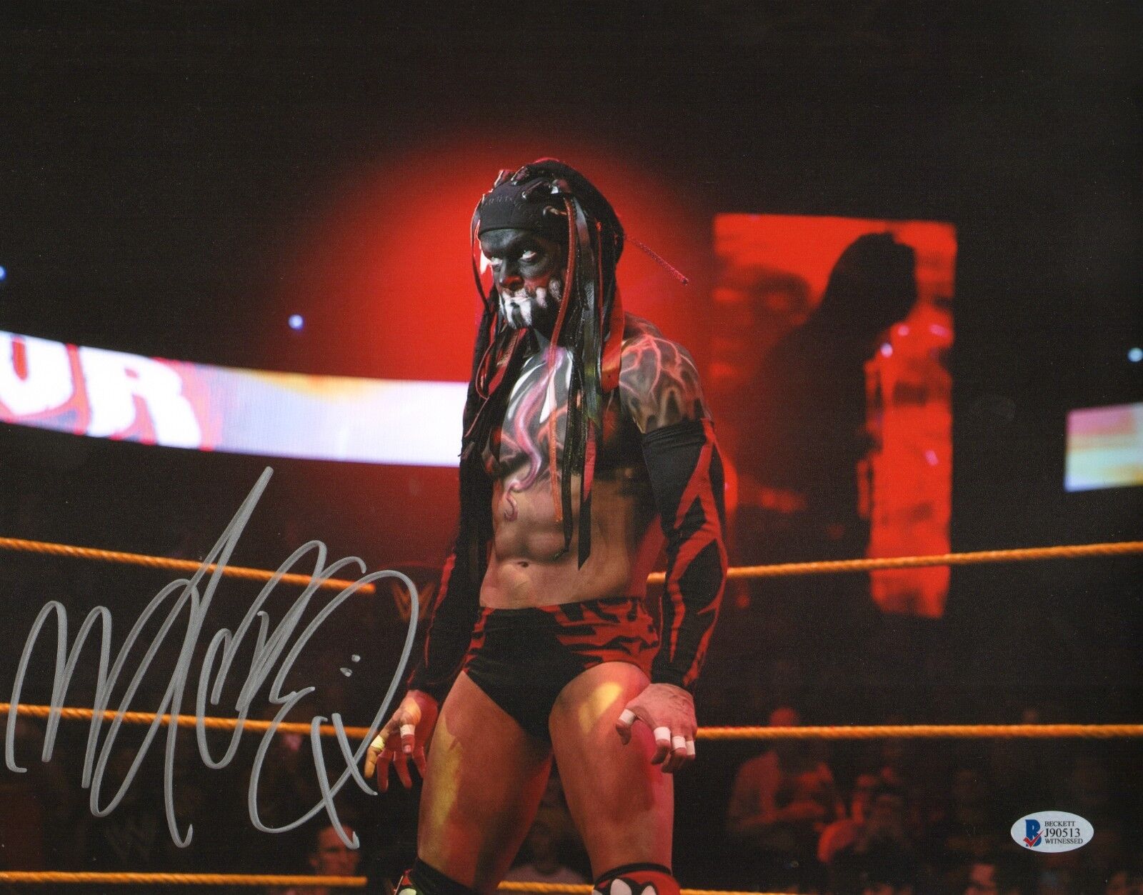 Finn Balor Signed 11x14 Photo Poster painting BAS Beckett COA WWE Demon King Picture Autograph 3