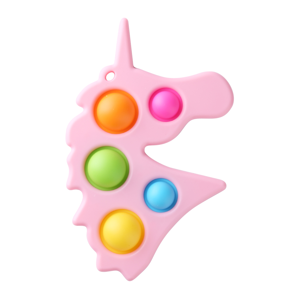 

Dimple Fidget Toy Cartoon Horse Push Bubble Autism Sensory Kids Educational, 501 Original