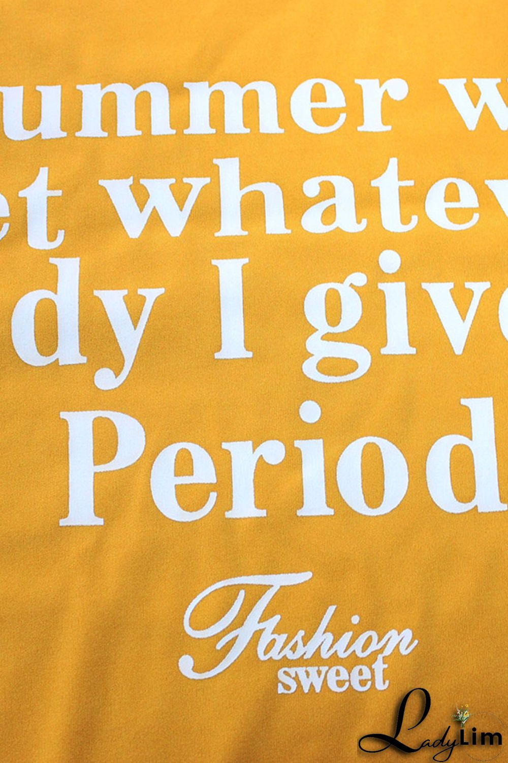 Yellow Casual Print Patchwork O Neck Plus Size Tops