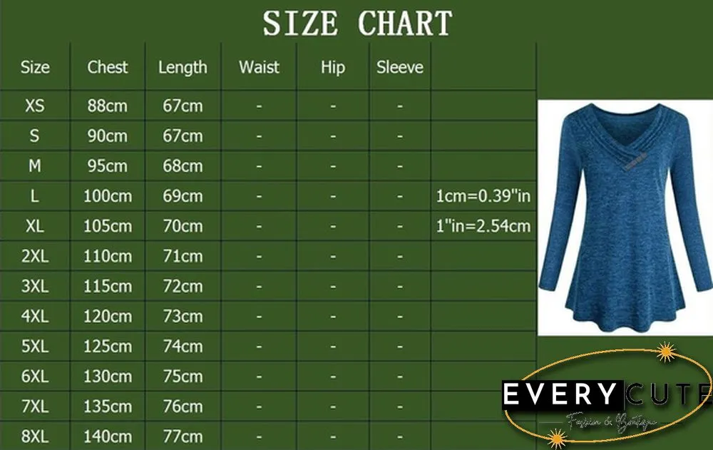 XS-8XL Plus Size Fashion Autumn and Winter Clothes Womens Casual Loose Tops Button