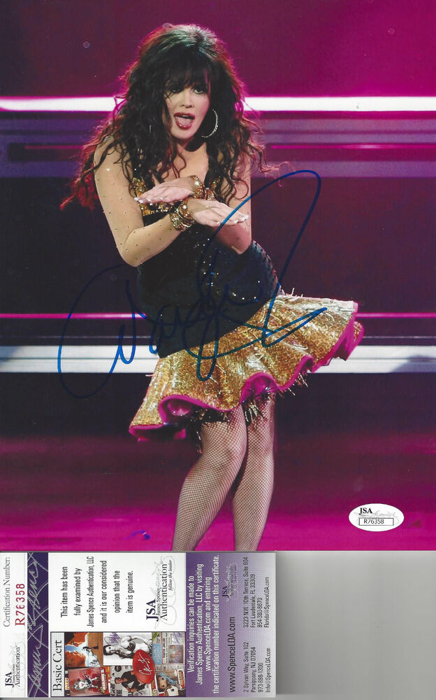 Singer Marie Osmond  autographed 8x10 color  Photo Poster painting JSA  Certified