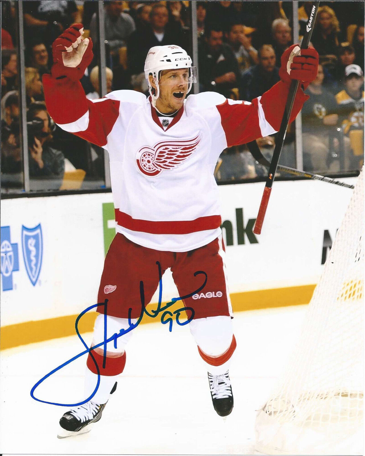 DETROIT RED WINGS STEPHEN WEISS HAND SIGNED AUTHENTIC 8X10 Photo Poster painting NHL W/COA