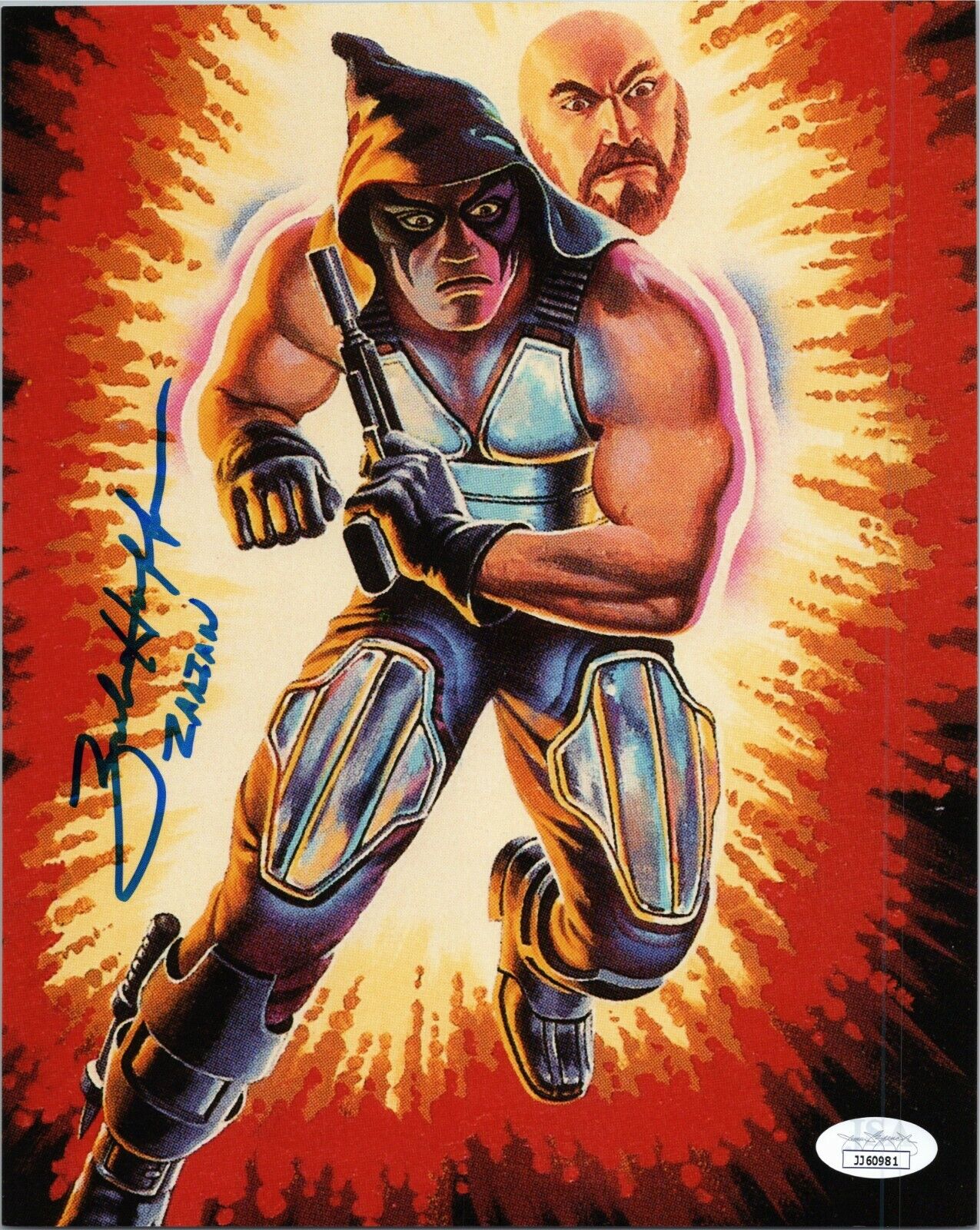 ZACK HOFFMAN Authentic Hand-Signed G.I.JOE ~ ZARTAN