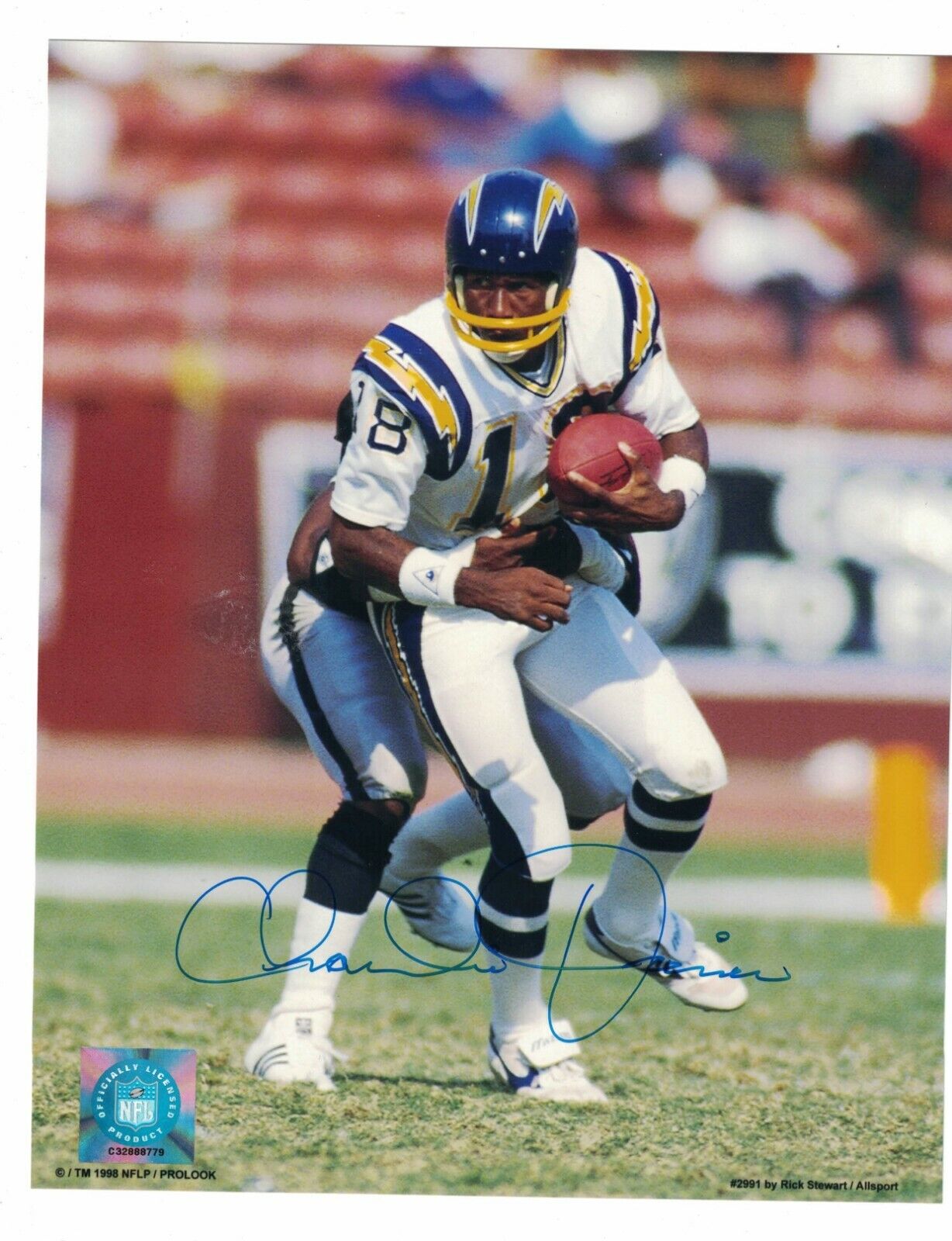 Charlie Joiner San Diego Chargers HOF Signed 8 x 10