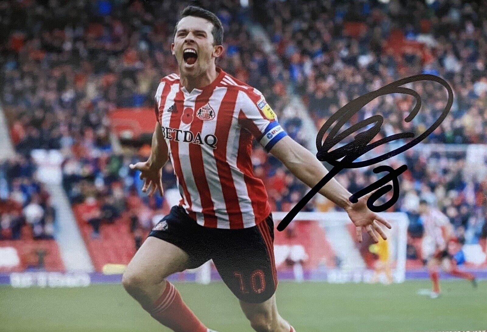 George Honeymoon Genuine Hand Signed Sunderland 6X4 Photo Poster painting