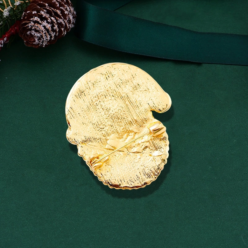 Vintage Style Pin Santa Claus Elk Alloy Unisex Brooches