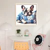 French Bulldog-11CT Stamped/Counted Cross Stitch 40*40cm/15.75*15.75in