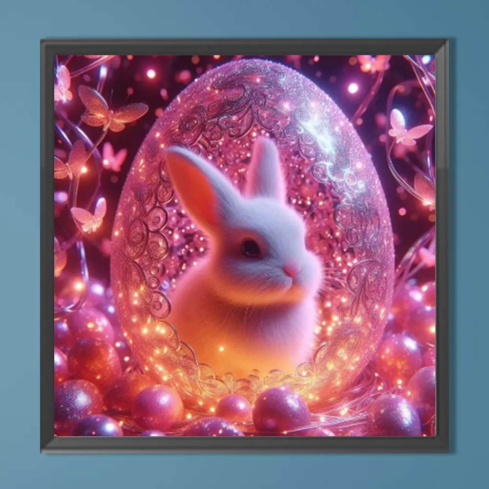Diamond Painting - Full Round Drill - Rabbit(Canvas|40*40cm)