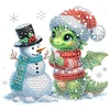 Diamond Painting-DIY Crystal Rhinestone Xmas Pterosaur
