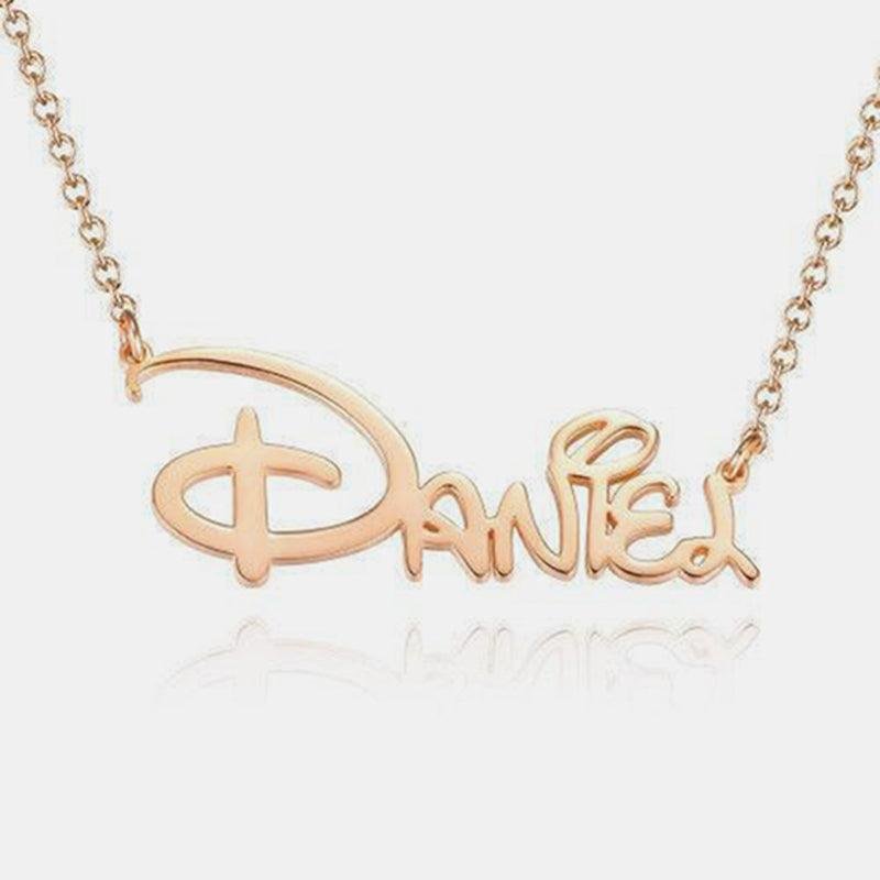 Custom Disney Name Necklace