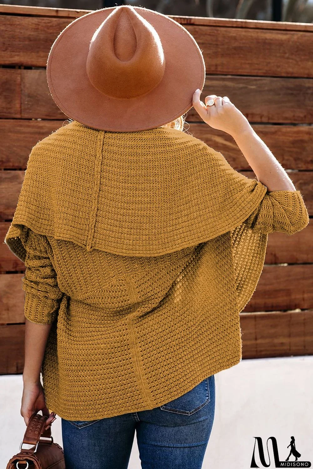 MidiSono - Cashmere Blend Convertible Cardigan