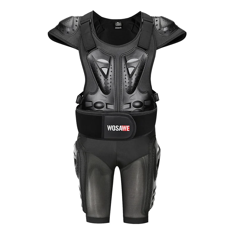 Adult Motorcycle Protective Gear Armor Vest & Shorts