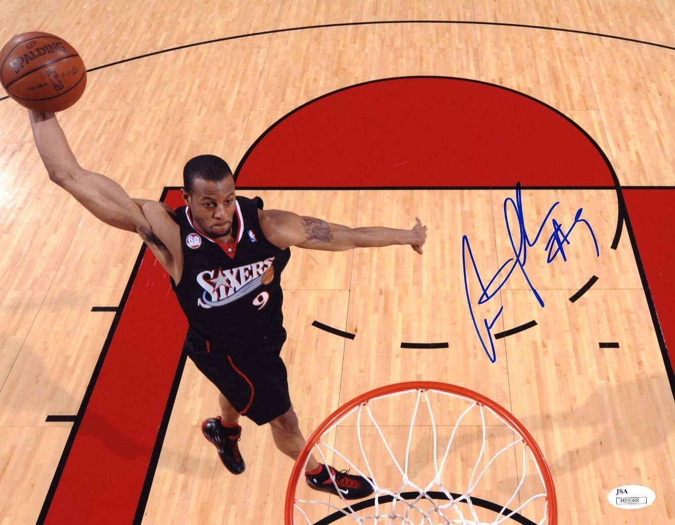 Andre Iguodala Signed 11x14 Photo Poster painting JSA COA Autograph Auto Warriors Sixers RC MVP