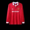 1992-1994  Retro Manchester United Home Long sleeve Football Shirt 1:1 Thai Quality