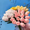 15Pcs Radiant Romantic Tulip Light LED Adjustable Tulip Night Light Warm Light L