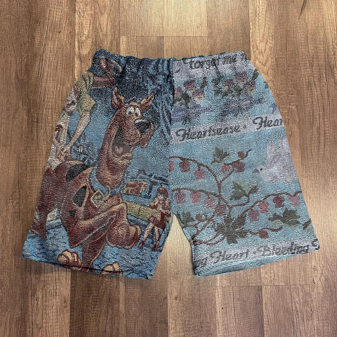 Trendy Scooby-Doo Vintage Floral Shorts