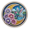 DIY Pearl Painting Art Kit,Round Dust-proof Outer Frame with Tassel Hanging Kit