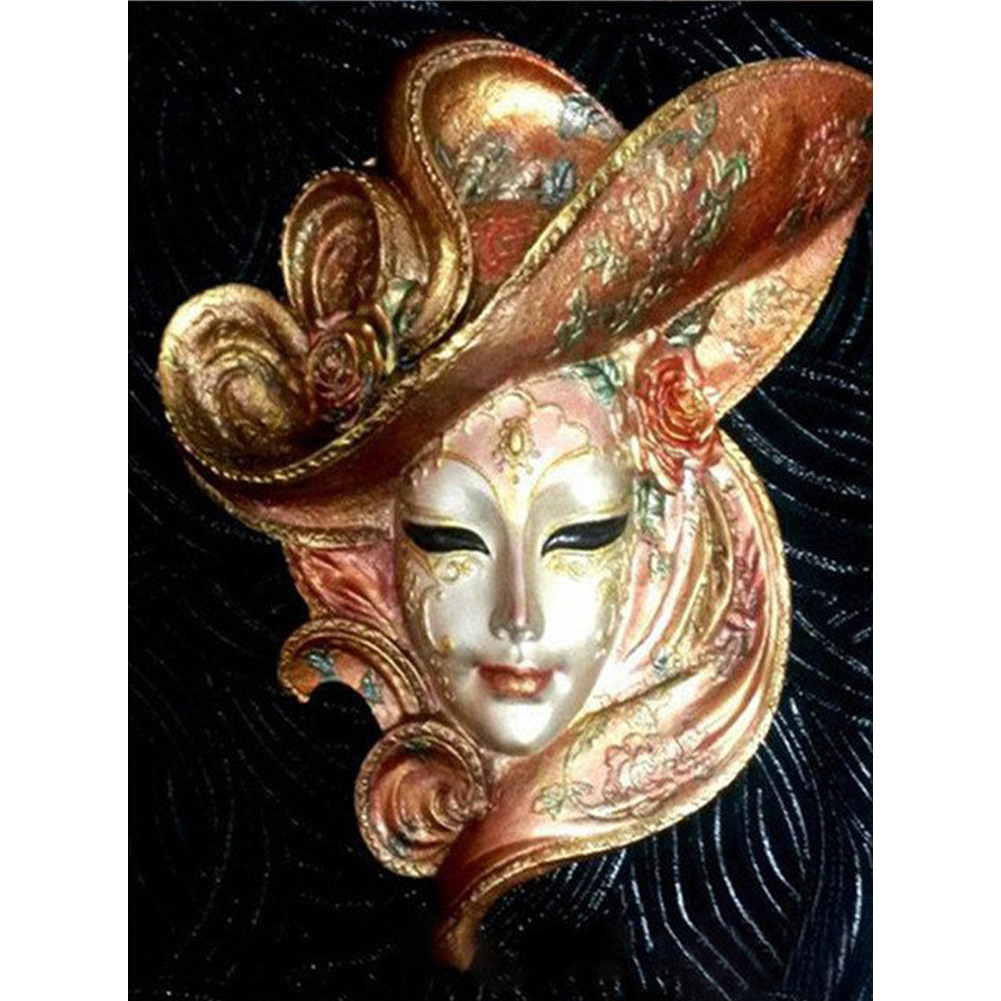 

(Multi-Size) Mask Woman - Round/Square Drill Diamond Painting, Square diamond 30*40cm, 501 Original