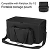 Travel Carrying Case for JBL Partybox On The Go 1/2 Speaker Essential Protective Carrying Storage Case with Shoulder Strap